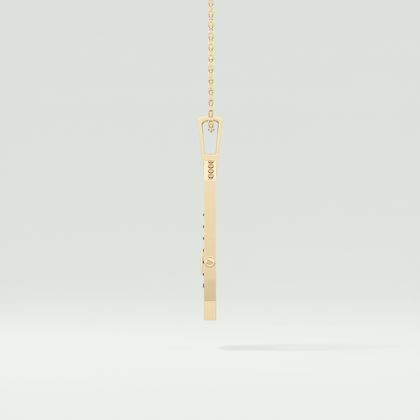 0.25 CT Classic Black Moissanite Diamond Stones Necklace 4