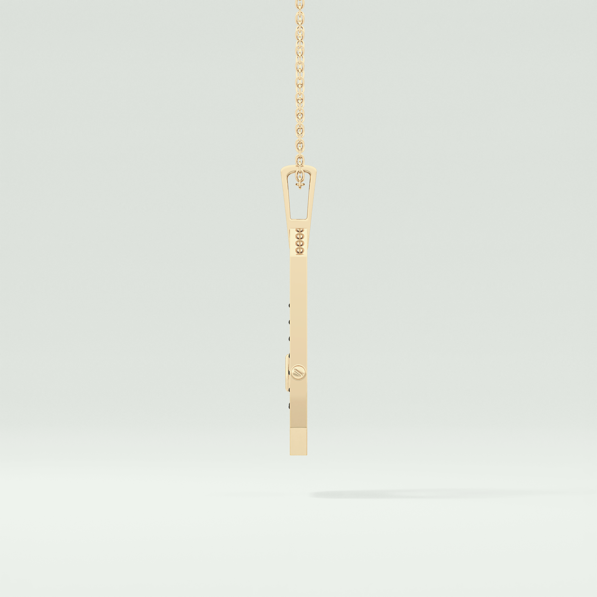 0.25 CT Classic Black Moissanite Diamond Stones Necklace 4