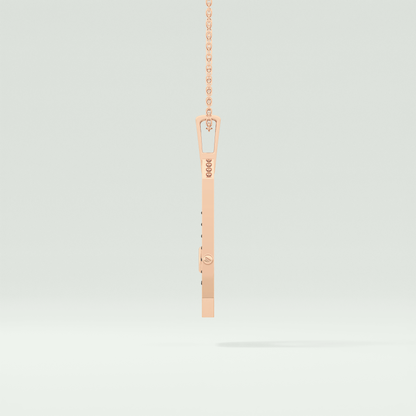 0.25 CT Classic Black Moissanite Diamond Stones Necklace 12