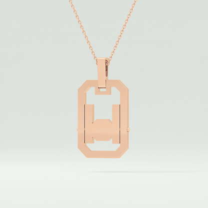 0.25 CT Classic Black Moissanite Diamond Stones Necklace 13