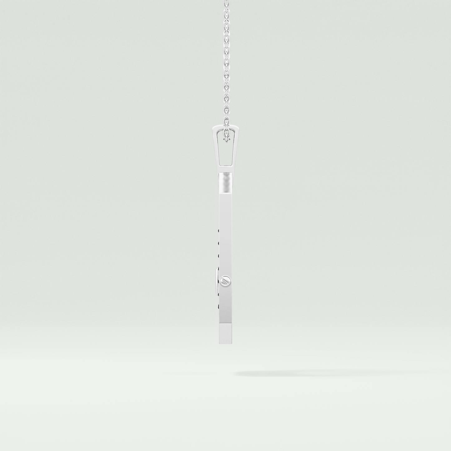 0.25 CT Classic Black Moissanite Diamond Stones Necklace 8