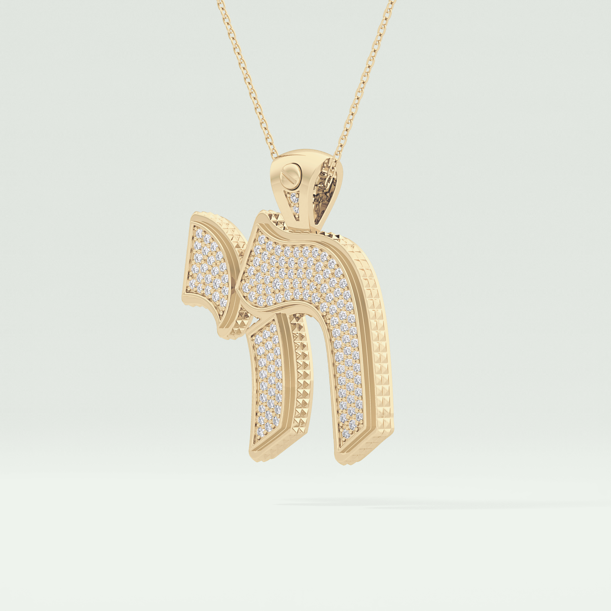 0.40 CT Unique Round Stones Moissanite Diamond Necklace 2