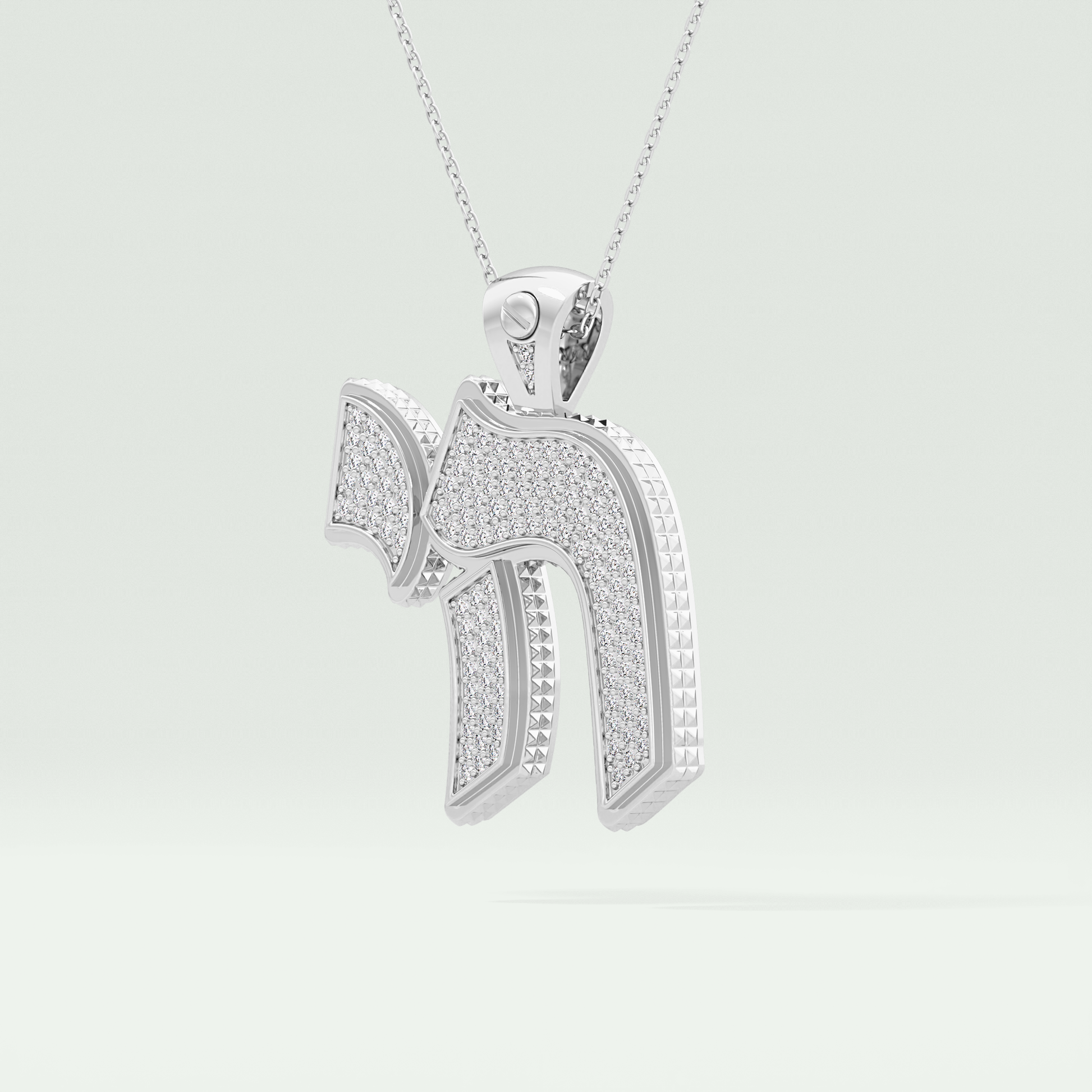 0.40 CT Unique Round Stones Moissanite Diamond Necklace 5