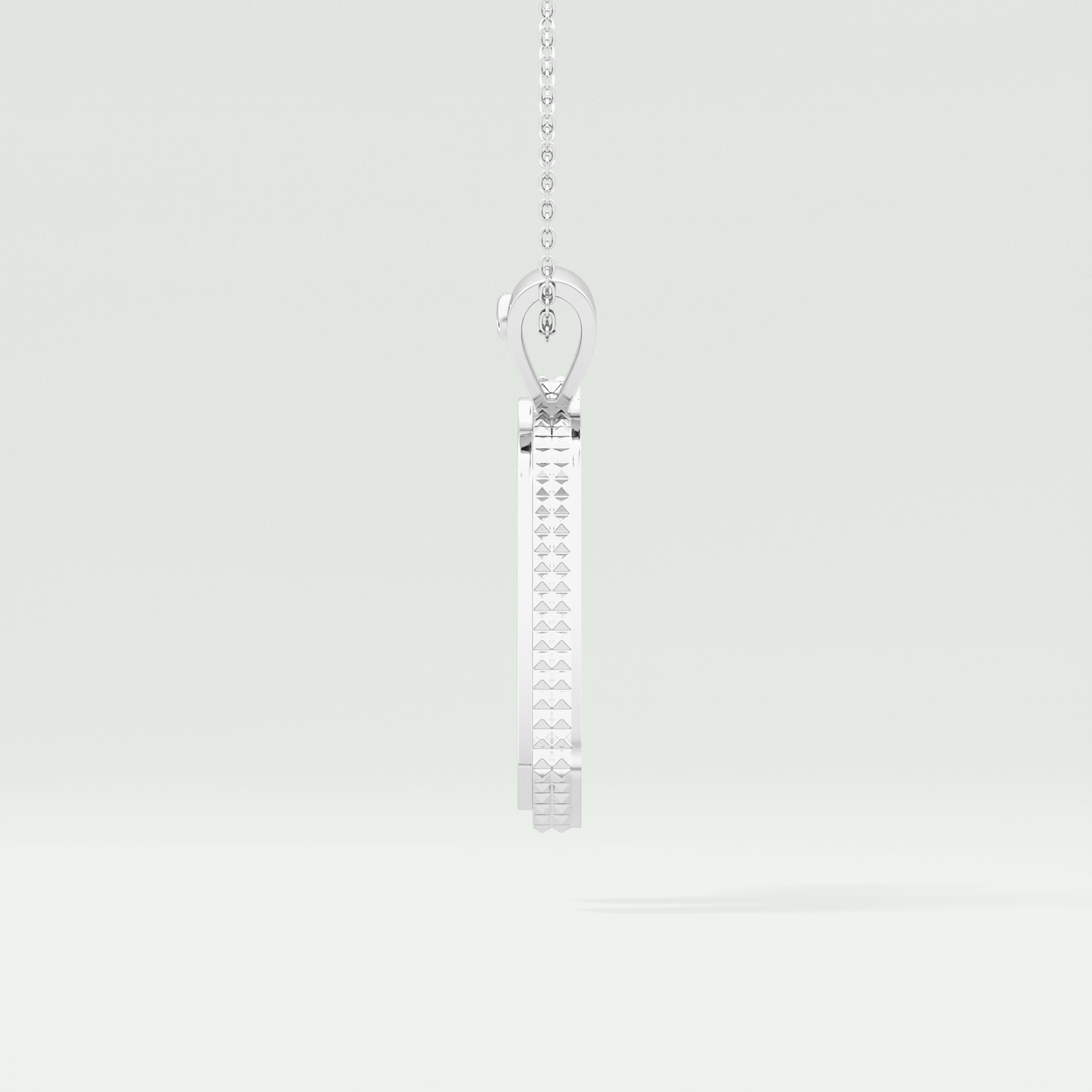 0.40 CT Unique Round Stones Moissanite Diamond Necklace 8