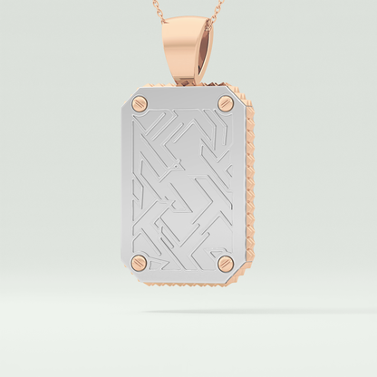 0.45 CT Jesus With Round Moissanite Diamond Stones Necklace 12