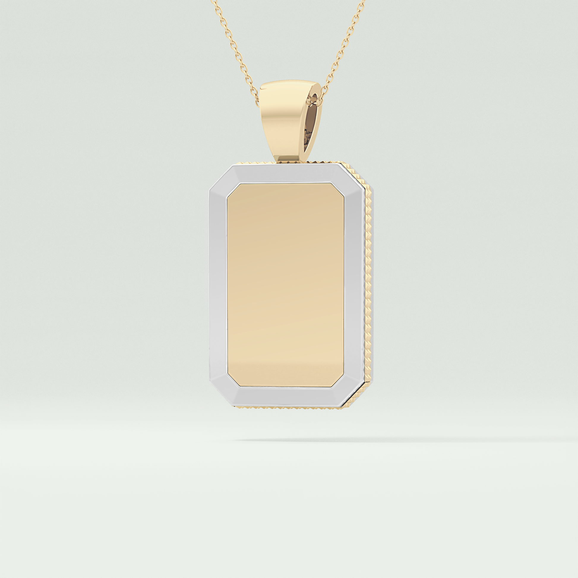 0.60 CT Black Moissanite Diamond Hip Hop Necklace For Him 4