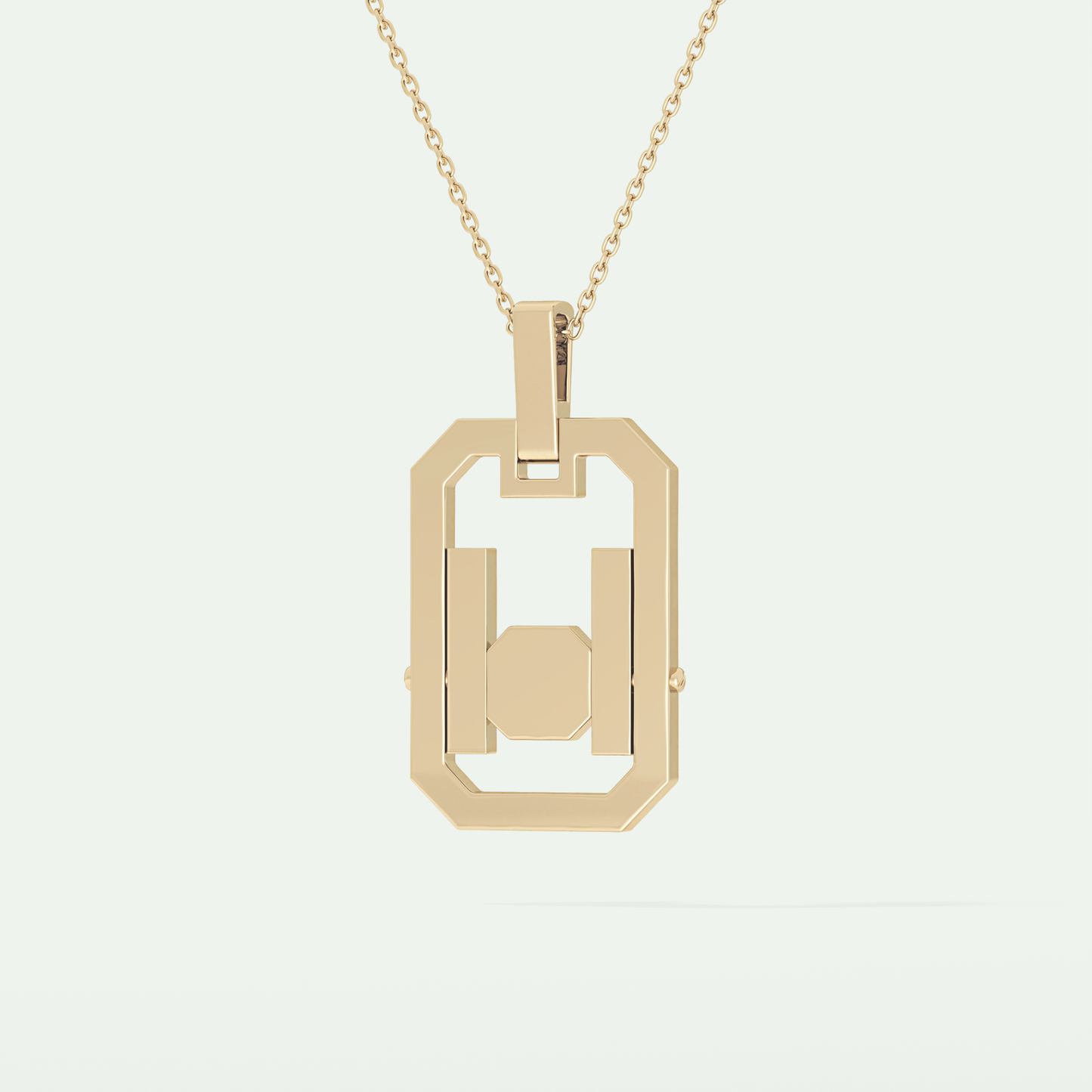 0.25 CT Princess & Round Moissanite Diamond Stones Necklace 3