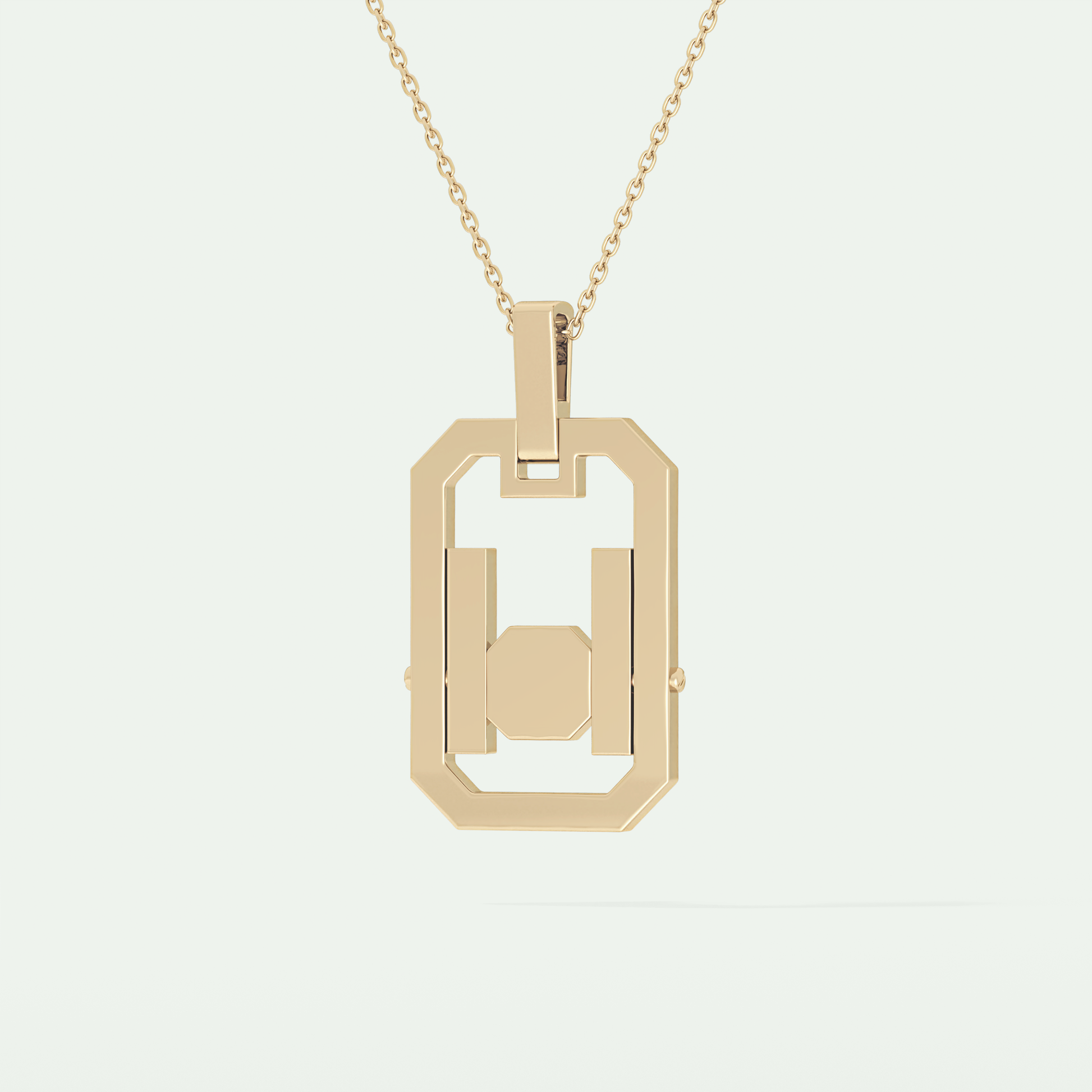 0.25 CT Princess & Round Moissanite Diamond Stones Necklace 3