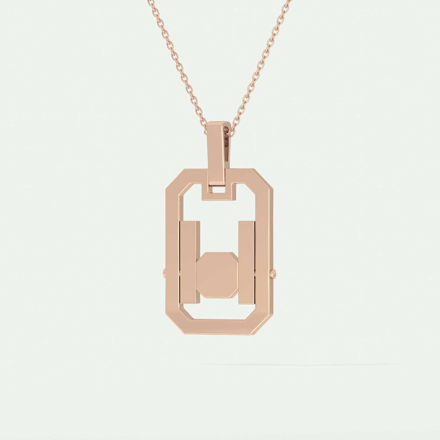 0.25 CT Princess & Round Moissanite Diamond Stones Necklace 11