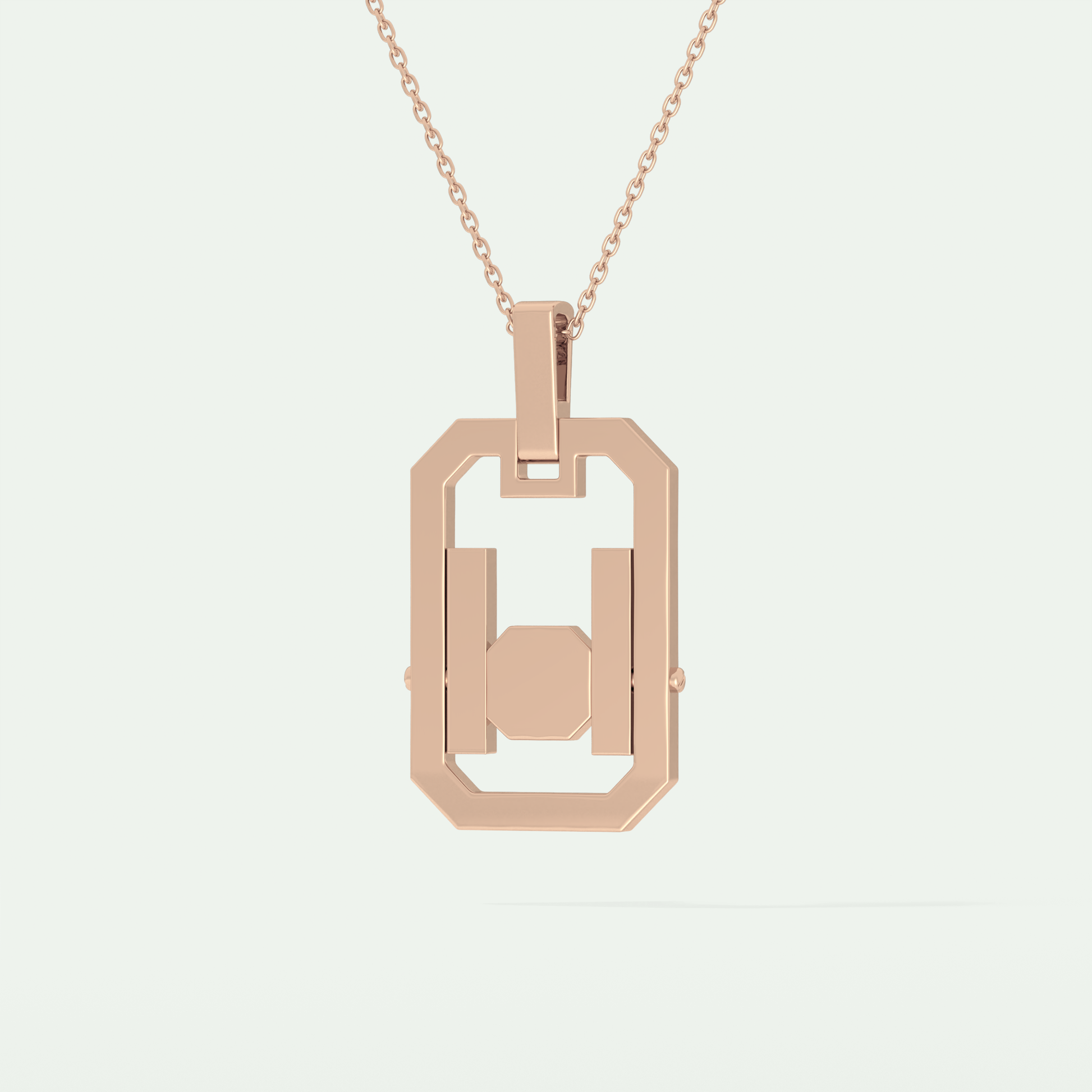 0.25 CT Princess & Round Moissanite Diamond Stones Necklace 11