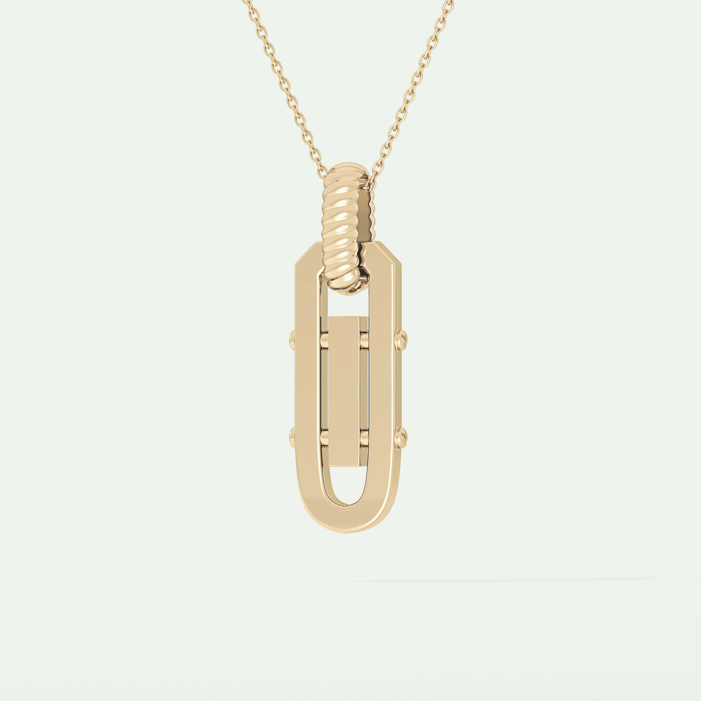 0.20 CT Round Shaped Black Moissanite Diamond Necklace 4