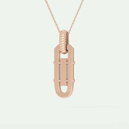 0.20 CT Round Shaped Black Moissanite Diamond Necklace 11