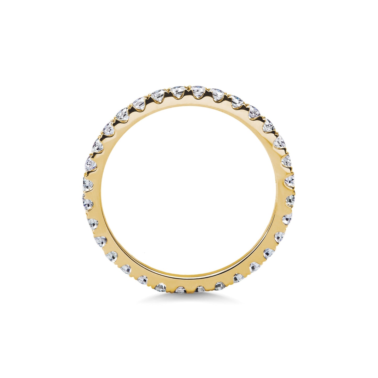 1.5 CT Round Full Eternity CVD EF/VVS Diamond Wedding Band 7