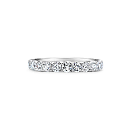1.5 CT Round Full Eternity CVD EF/VVS Diamond Wedding Band 1