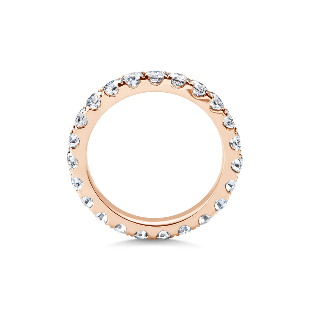1.5 CT Round Full Eternity Lab Grown Diamond Wedding Band
