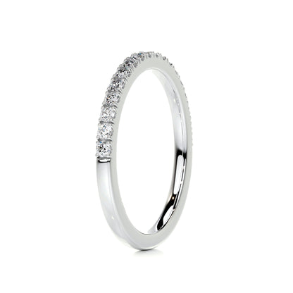 0.3 CT Round Half Eternity CVD EF/VVS Diamond Wedding Band 5
