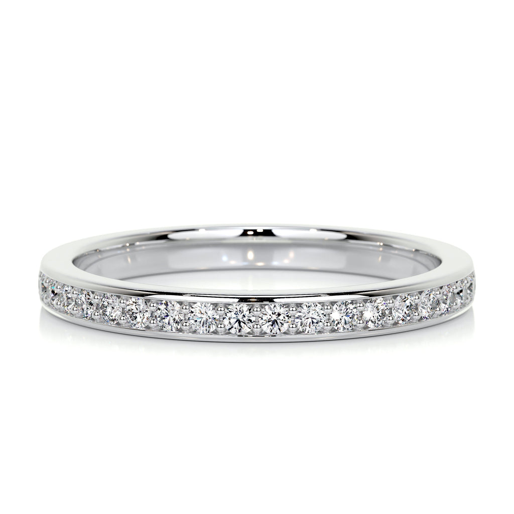 0.2 CT Round Half Eternity Lab Grown Diamond Wedding Band