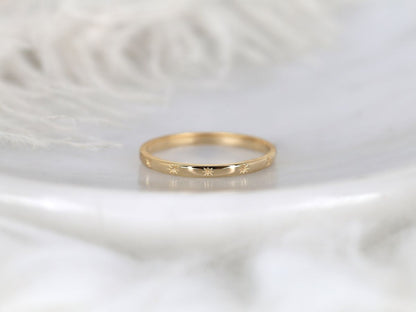 Stunning Celestial Ring Metal Wedding Bands 2