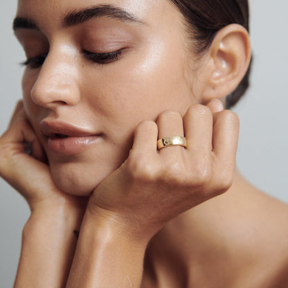 Stunning Bold  Metal  Wedding Bands 1