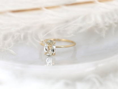 Stunning 1.98 CT Oval Moissanite Engagement Ring with Solitaire Design 1