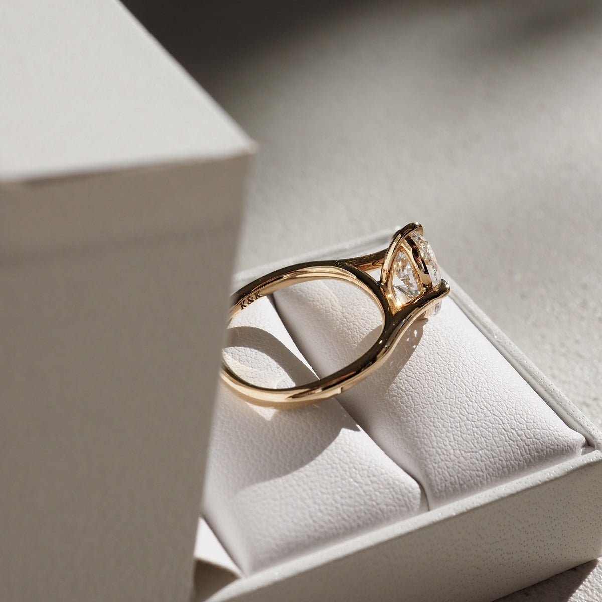 Stunning 2.0 CT Oval Moissanite Engagement Ring with Solitaire Design 3