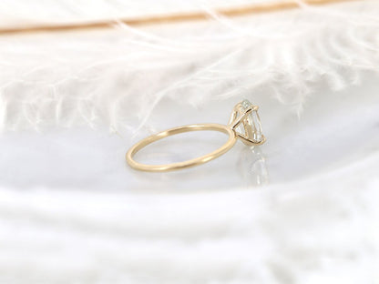 Stunning 1.98 CT Oval Moissanite Engagement Ring with Solitaire Design 2