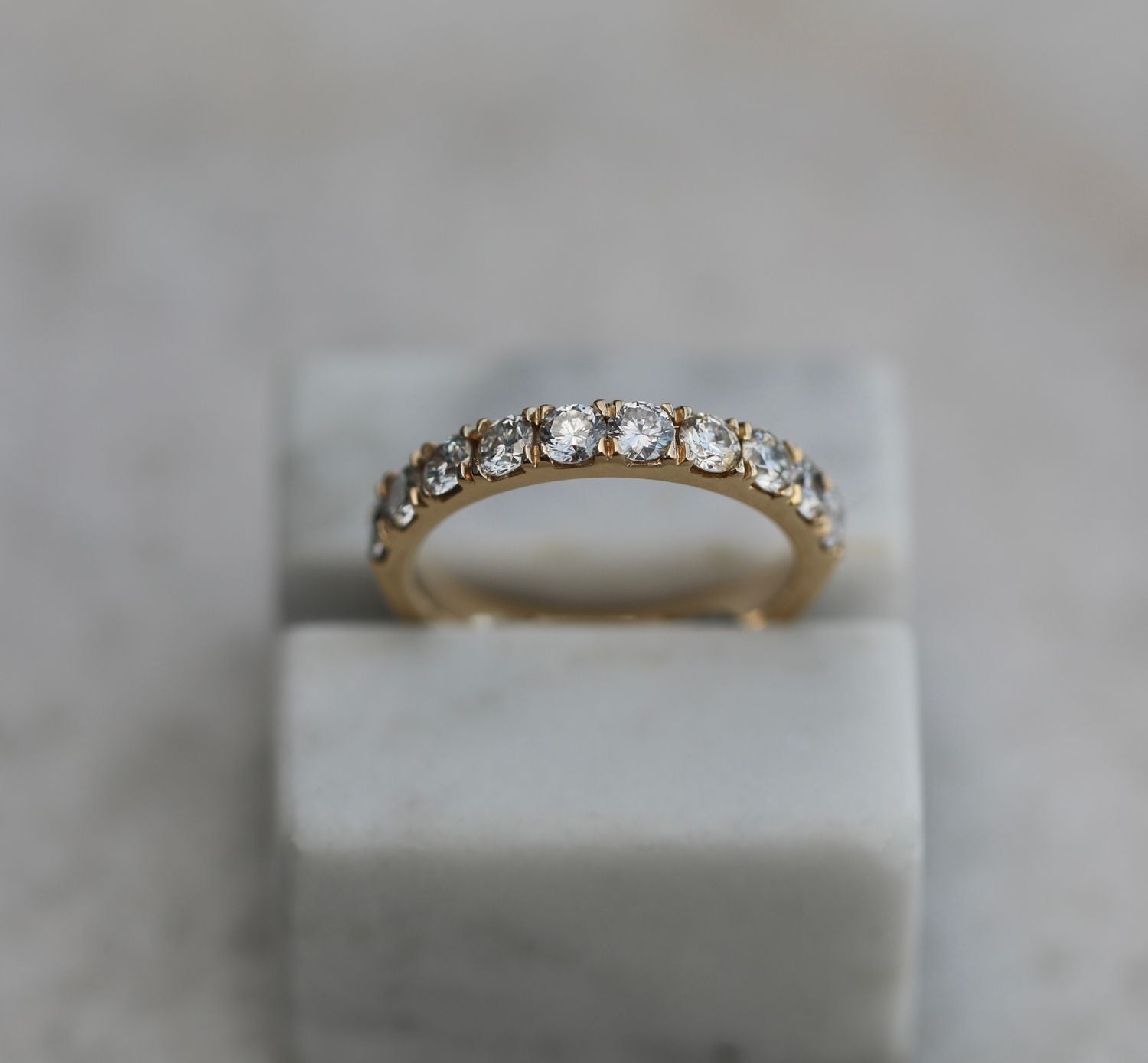 1.10 CT Round Lab Grown Diamond Wedding Band